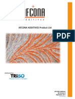 AFCONA Additives Brochure