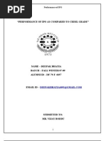 Download Performance of IPO as Compared to CRISIL GRADE by Sahil Ahuja SN44833110 doc pdf