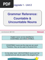 Countable & Uncountable Nouns | PDF | Noun | Plural