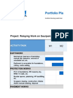 Portfolio Gantt Chart Excel
