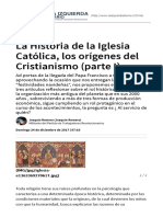 La Historia de La Iglesia Catolica Los Origenes Del Cristianismo Parte I