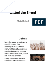 MODUL 2 - Materi Dan Energi