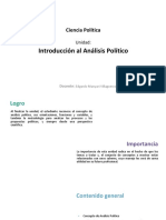 Semana 8 - Introducción Al Análisis Político PDF