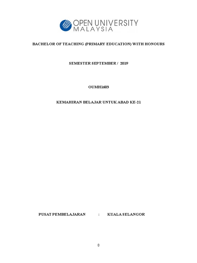 Oumh 1603 Assignment Pdf