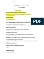 Política de Derecho y Medio de Comunicación