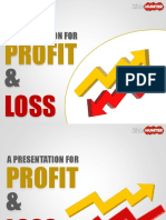 4013 Profit and Loss Presentation Powerpoint Template