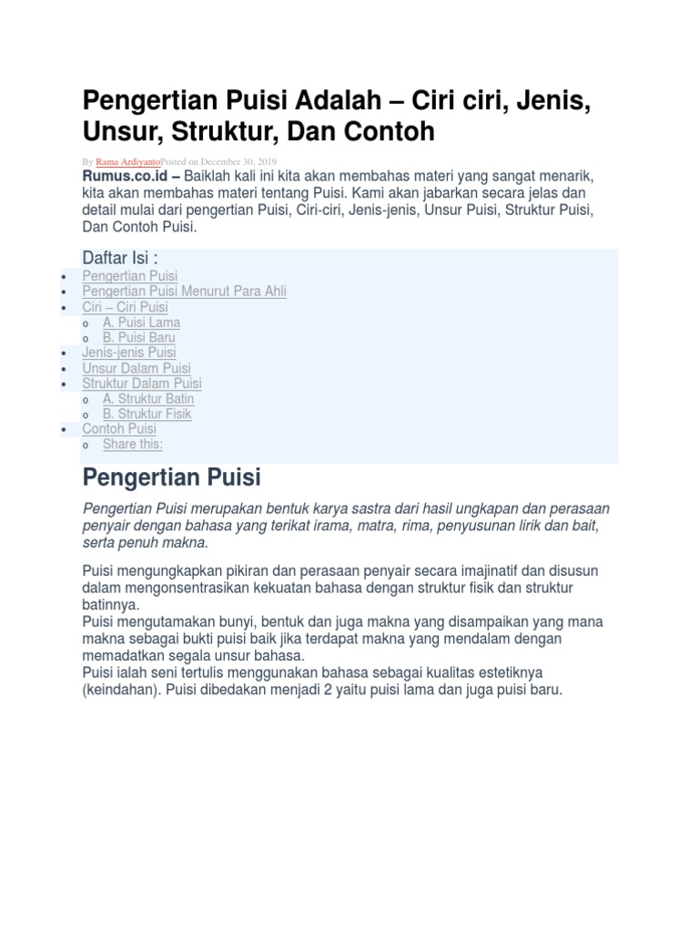 Materi Puisi Docx