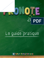 Guide Pratique PRONOTE 2013