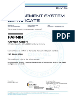 Certificate ISO 9001 EN