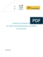 A Practical Approach To Credit Risk Management in The Pacific