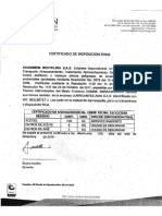 Certificado Disposicion Final PDF