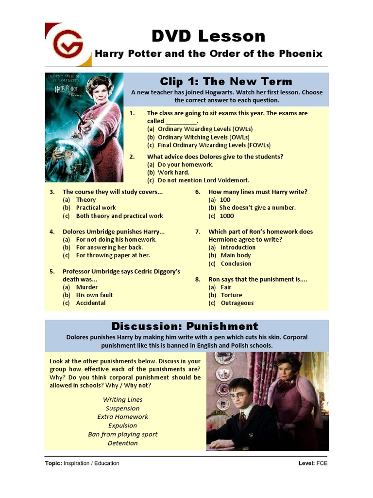 O.W.L. Exam Insights from Hogwarts | PDF