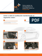 Cómo Cambiar Los Amortiguadores de Suspensión Trasera en Peugeot 407 PDF