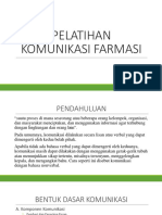 Pelatihan Komunikasi Farmasi