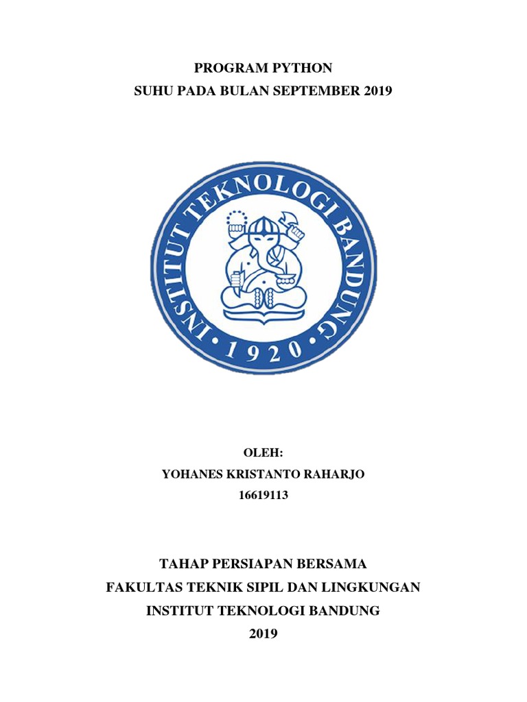 Akar Suhu Harian di Python | PDF