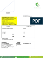 Third Party Inspection Invoice
