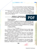 Mihai Eminescu Profilul Scriitorului PDF