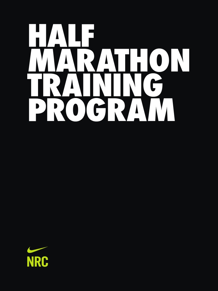 nike half marathon training plan