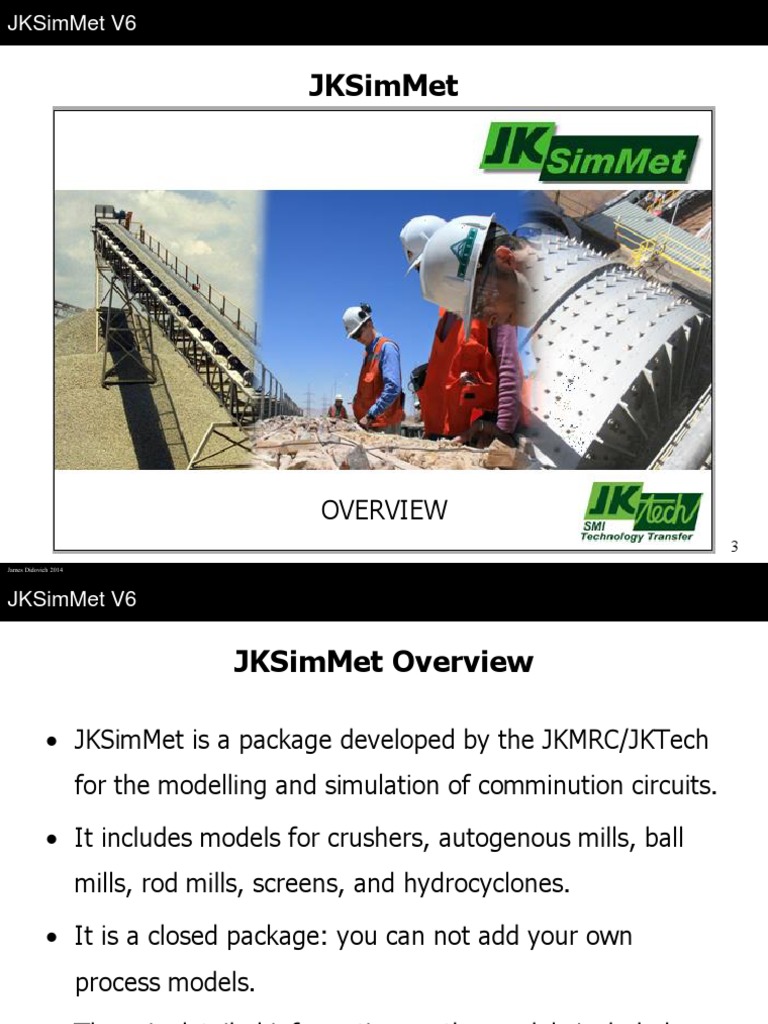JKSimMet V6 Overview and Training Guide | PDF