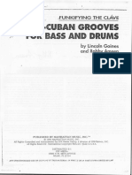 Afro-Cuban Grooves For Bass and Drums