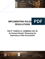 Implementing Rules and Regulations