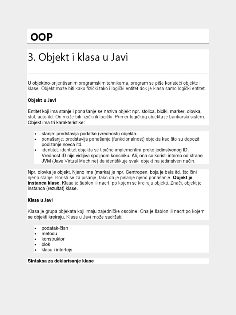 3 Klase | PDF