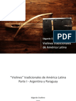 "Violines" tradicionales de América Latina. Parte I