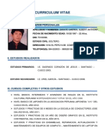 Alberth Zarate - Curriculum Vitae