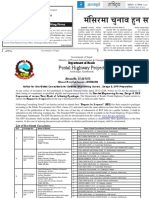 Notice For ShortListed Consulting Firm, Package No HRP-3372244-072-73-DPR-051 - 056 (Notice No.13)