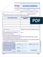 Declaracion Juramentada