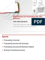 Best Practices For Forecasting With 100% Accuracy