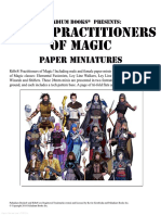 Paper Miniatures Practitioners of Magic