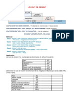 Calcul Du Cout - de - Revient