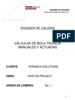 Dossier Fermaca PO No. 1 - Válvulas Bola PDF