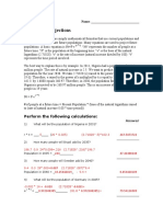 Population Projections GEOG1000-Answers