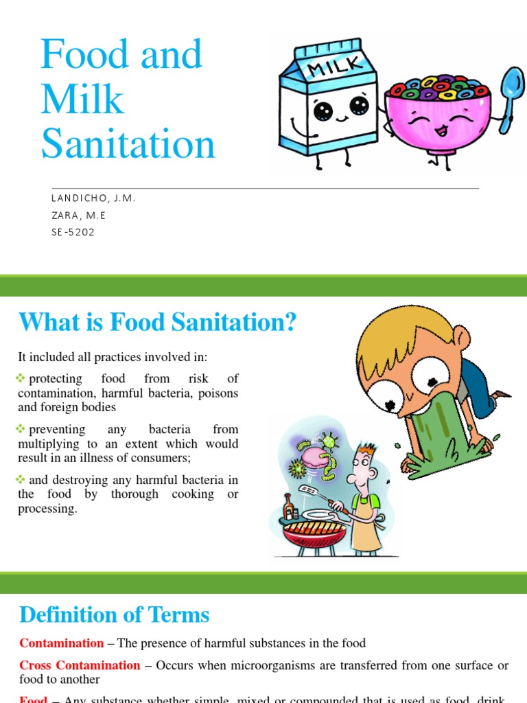 FoodandMilk Sanitation