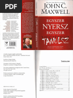 John C. Maxwell - Egyszer Nyersz, Egyszer Tanulsz PDF | PDF