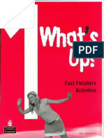 What S Up 1 Fast Finishers Activities