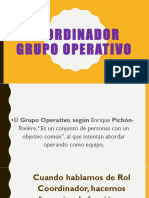 Coordinador Grupo Operativo