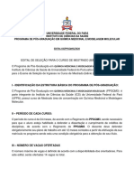 001.EDITAL MESTRADO PROGRAMA QUÍMICA MEDICINAL MODELAGEM MOLECULAR - Docx Finalizado