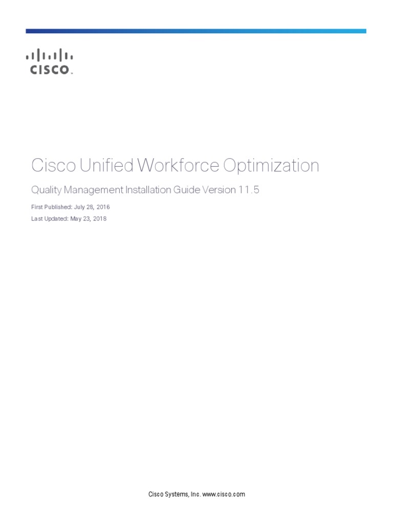 QM Installation Guide Cisco 115 PDF | PDF