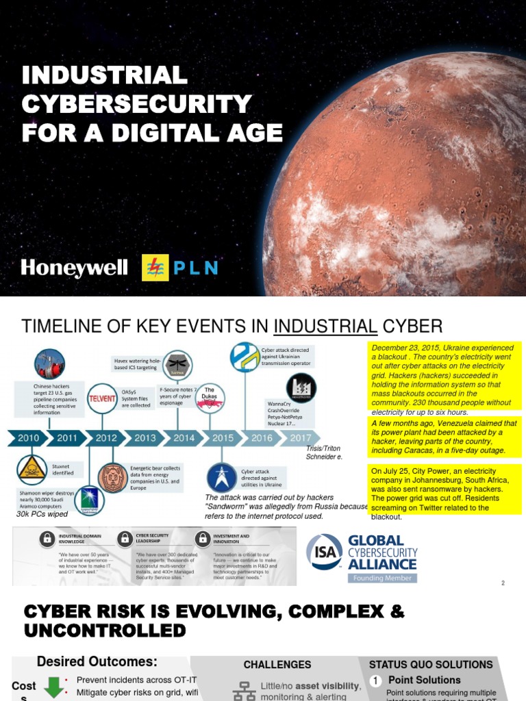 Industrial Cybersecurity Challenges & Solutions | PDF