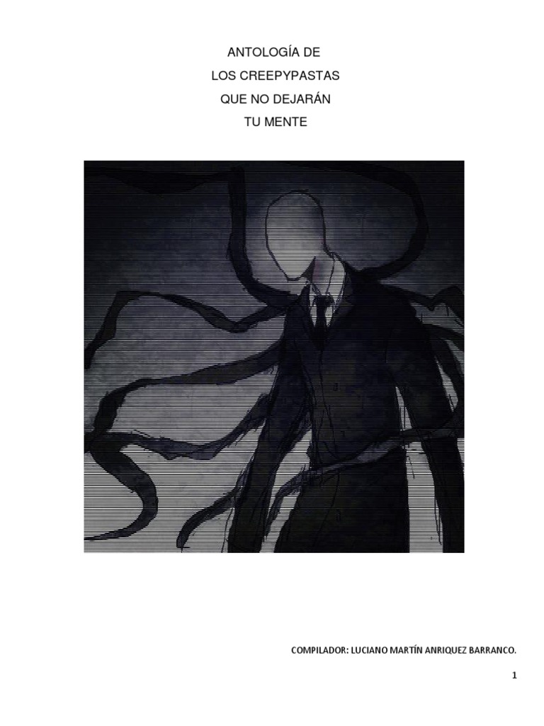 Antología de Creepypastas PDF | PDF, image size:768x1024