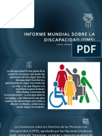 INFORME MUNDIAL Sobre LA DISCAPACIDAD (OMS)