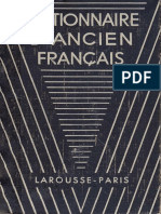 Dictionnaire D'ancien Français PDF