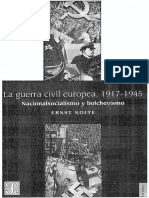 Nolte Ernst. La guerra civil europea 1917-1945. Nacionalsocialismo y bolchevismo.