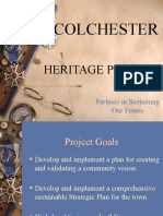 Colchester VT Heritage Project Presentation 12 - 07 - 2010