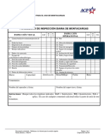 Inspecciòn Diaria de Montacarga PDF