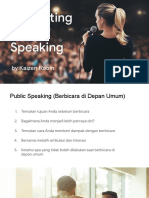 Presenting Public Speaking #1 by Kaizen Room