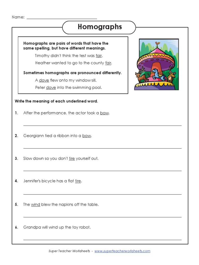 Homograph Sentences 1 SENTE PDF